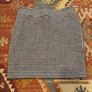 Brooks Brothers Houndstooth Miniskirt